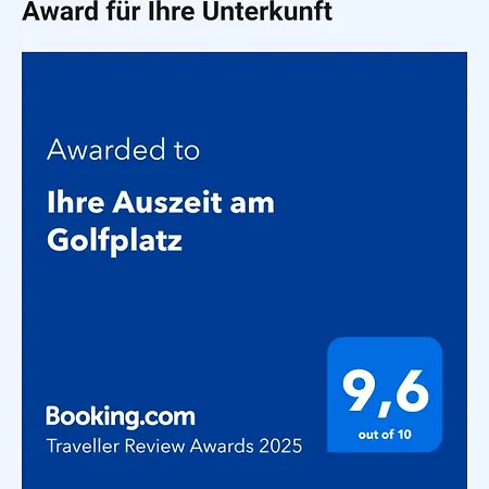 Ihre Auszeit Am Golfplatz Apartment Meisdorf